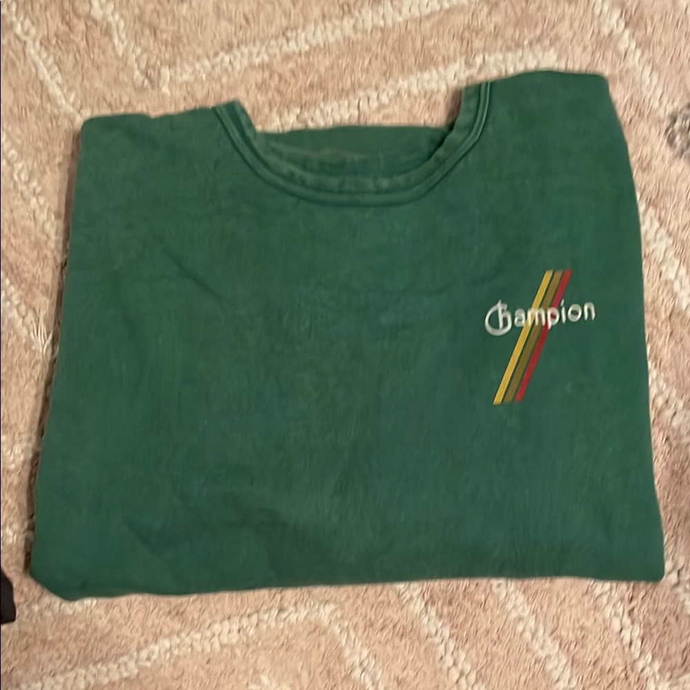 Champion Green Crewneck Sweater